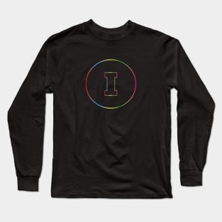 letter I colorful design Long Sleeve T-Shirt